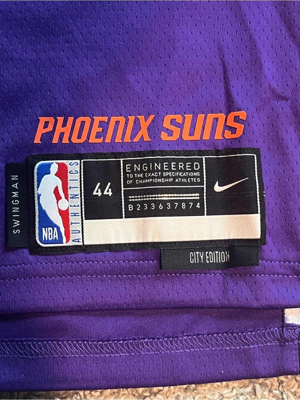 NBA Nike Phoenix Suns City Edition 2024-25 Kevin Durant Jersey Men’s Medium NWT - Picture 2 of 13